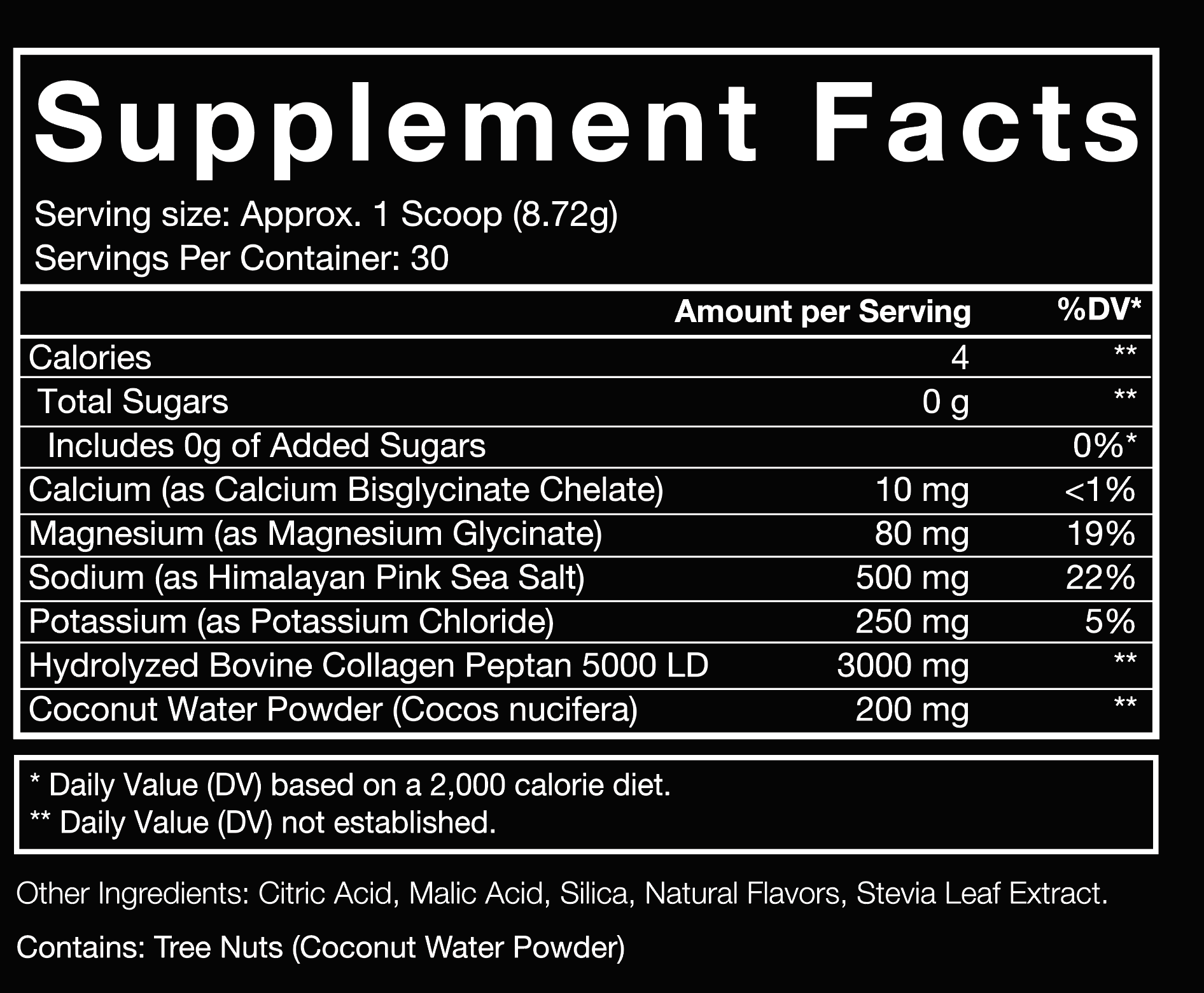 Electrolyte and Collagen – Lemon Lime (30 Servings)